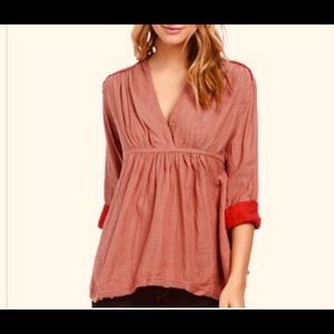 💥FREE PEOPLE💥ALL WHO WANDER STRIPED BLOUSE
